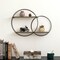 Vintiquewise Modern Decorative Wall Shelf - Stylish Multi-Functional Metal Display for Entryways, Bathrooms, Bedrooms, Living Rooms, and Offices
